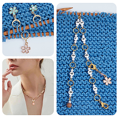 Knitting Row Counter Chains & Locking Stitch Markers Kits&nbsp;HJEW-AB00488