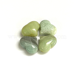 Natural Flower Amazonite Heart Palm Stone&nbsp;G-F659-A10