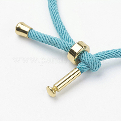 Cotton Twisted Cord Bracelet Making&nbsp;MAK-L012-01