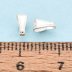 ベールに925スターリングシルバースナップ  銀  6x4x2.5mm  穴：5x2mm&nbsp;STER-T009-26S