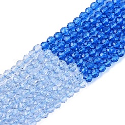 Transparent Glass Beads Strands&nbsp;GLAA-N074-01A-12