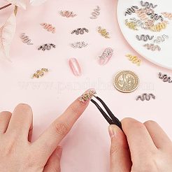 32Pcs 8 Style Alloy Cabochons&nbsp;FIND-OC0002-21