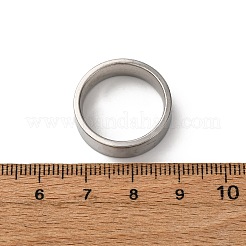 201 Stainless Steel Wide Band Finger Rings&nbsp;RJEW-K252-02C-P