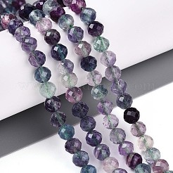 Natural Rainbow Fluorite Beads Strands&nbsp;G-S345-6mm-29
