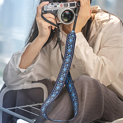 5ヤードのエスニックスタイルの刺繍ポリエステルリボン  ジャカードリボン  花柄  藤紫色  1-1/2インチ（38mm）&nbsp;OCOR-FG0001-62