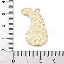 Saint Patrick's Day Alloy Enamel Pendants&nbsp;FIND-M060-24B-G
