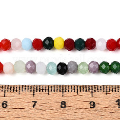 Opaque Solid Color Glass Beads Strands&nbsp;EGLA-A034-P4mm-DM