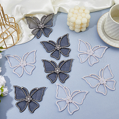 8Pcs 2 Colors Cloth Ornament Accessories&nbsp;FIND-FH0017-20