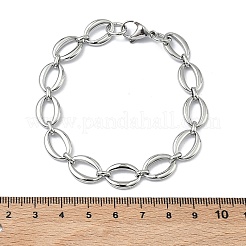 304 Stainless Steel Link Chain Bracelets for Women&nbsp;BJEW-B169-04A-P