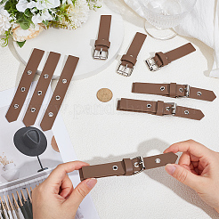6 Pairs PU Leather Sew-On Toggle Buckles&nbsp;DIY-GF0012-87A