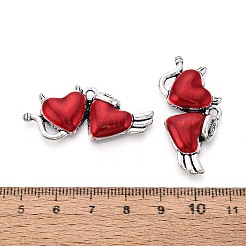Zinc Alloy Enamel Pendants&nbsp;TIBE-N016-08AS-01