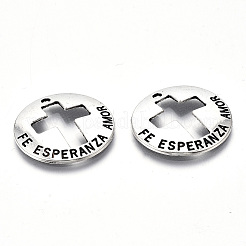Tibetan Style Alloy Pendants&nbsp;LS-TIBE-S314-124AS-RS