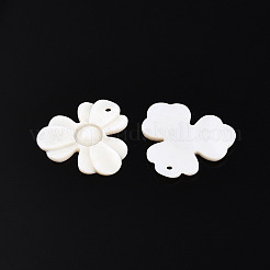Natural Freshwater Shell Carved Pendants&nbsp;SHEL-N036-13