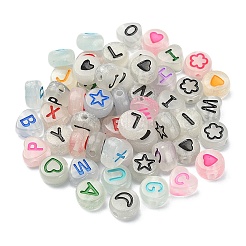 480Pcs 8 Style Luminous Acrylic Beads&nbsp;MACR-YW0002-11