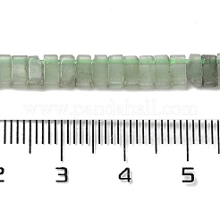 天然石グリーンアベンチュリンビーズ連売り  2穴  長方形  2.5~3x5x2.5mm  穴：0.8mm  約138~140個/連  15.28''~15.31''（38.8~38.9センチメートル）&nbsp;G-Z045-A16-01