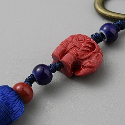 Chinese Style Alloy Feather Bookmarks&nbsp;AJEW-WH0515-34C-AB