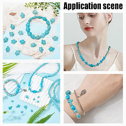 90Pcs 8 Styles Dyed Synthetic Turquoise Beads&nbsp;TURQ-AR0001-30
