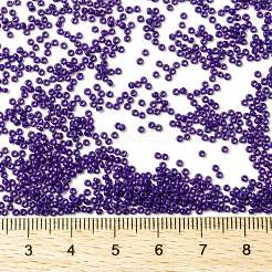 MIYUKIラウンドロカイユビーズ  日本製シードビーズ  15/0  （rr414)不透明コバルト  15/0  1.5mm  穴：0.7mm  約250000個/ポンド&nbsp;SEED-G009-RR0414