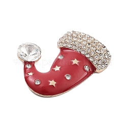 Christmas Alloy Rhinestone Cabochons&nbsp;FIND-U016-03G-01