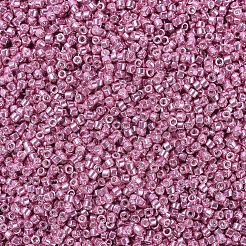 MIYUKIデリカビーズ  シリンダー  日本製シードビーズ  11/0  (db0420) 亜鉛メッキダークコーラル  1.3x1.6mm  穴：0.8mm  約2000PCS /ボトル  10 G /ボトル&nbsp;SEED-JP0008-DB0420