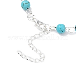 Alloy Cross Charm Bracelets&nbsp;BJEW-TA00423-01