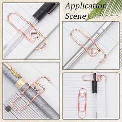 24Pcs Iron Paper Clips&nbsp;OFST-CP0001-15