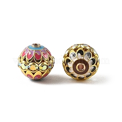 Brass & Alloy & Rhinestone Enamel Beads&nbsp;RB-CBA973B-11D-G