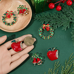 6Pcs 3 Styles Enamel Pins&nbsp;JEWB-SP0001-10