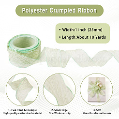 Polyester Crumpled Ribbon&nbsp;OCOR-TAC0035-12A