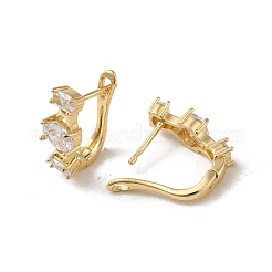 Brass Hoop Earrings&nbsp;EJEW-L271-13KCG-01