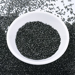 MIYUKIデリカビーズ  シリンダー  日本製シードビーズ  11/0  (db0613) 染めシルバー裏地ダークグレー  1.3x1.6mm  穴：0.8mm  約10000個/袋  50 G /袋&nbsp;SEED-X0054-DB0613