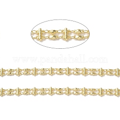 Rack Plating Brass Polygon Link Chains&nbsp;CHC-C005-09G