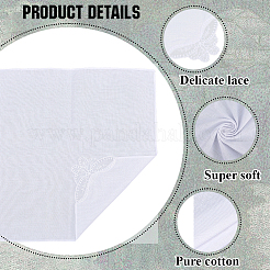 3Pcs Cotton Handkerchief&nbsp;AJEW-CP0010-02A