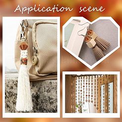 100Pcs Bicone Unfinished Natural Wood Beads&nbsp;WOOD-OC0002-48