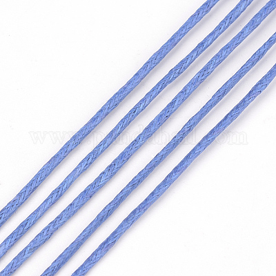 ワックスコットンコード  コーンフラワーブルー  1mm  約360ヤード/バンドル（330m /バンドル）&nbsp;YC-S007-1mm-213-1