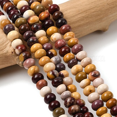 Natural Mookaite Beads Strands&nbsp;G-A280-A25-01-1