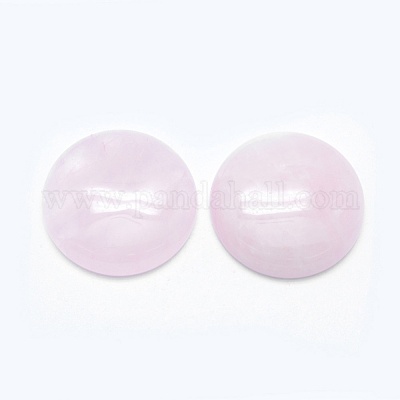 Natural Rose Quartz Cabochons&nbsp;G-E492-F-02-1