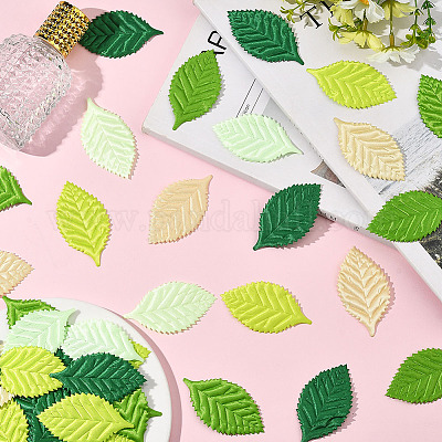 200Pcs Leaf Polyester Ornament Accessories&nbsp;DIY-SP0006-22-1