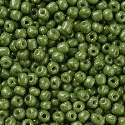 Baking Paint K9 Glass Seed Beads&nbsp;SEED-S003-K9-1