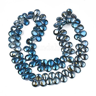 Electroplate Glass Beads Strand&nbsp;EGLA-S188-27-C01-1