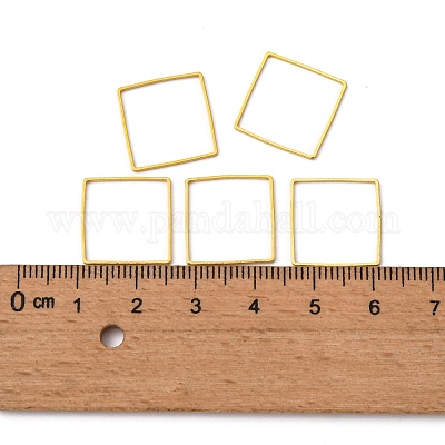 Square Brass Linking Rings&nbsp;EC03015mm-NFG-1