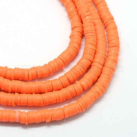 Handmade Polymer Clay Beads&nbsp;X-CLAY-R067-6.0mm-12-1