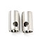 Rack Plating Brass Cord Ends, Column, Platinum, 6.8x3.7mm, Hole: 1.6mm