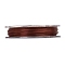 Strong Stretchy Beading Elastic Thread, Flat Elastic Crystal String, Brown, 0.8mm, about 10.93 yards(10m)/roll
