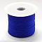 Nylon Braided Cord for Woven Jewelry Making Macrame Craft, Blue, 3.0mm, about 27.34 yards(25m)/roll