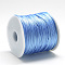 Nylon Satin Rattail Cord, for Bracelet Jewelry Making Chinese Knot Macrame Craft, Light Sky Blue, 2.5mm, about 32.81 Yards(30m)/Roll
