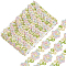 Polyester Ribbon, Floral Pattern, Flat, Garment Accessories, Colorful, 3/4 inch(18x1.5mm)