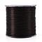 Flat Elastic Crystal String, Elastic Beading Thread, for Stretch Bracelet Making, Coconut Brown, 0.5mm, about 328.08 yards(300m)/roll