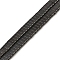 Electroplated Non-magnetic Synthetic Hematite Beads Strands, Rectangle, 2-Hole, Gunmetal Plated, 5x2x2mm, Hole: 0.8mm, about 190~195pcs/strand, 15.55~16.73(39.5~42.5cm)
