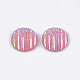 樹脂カボション  フラットラウンド  ピンク  12x3~3.5mm&nbsp;CRES-T012-05C-2